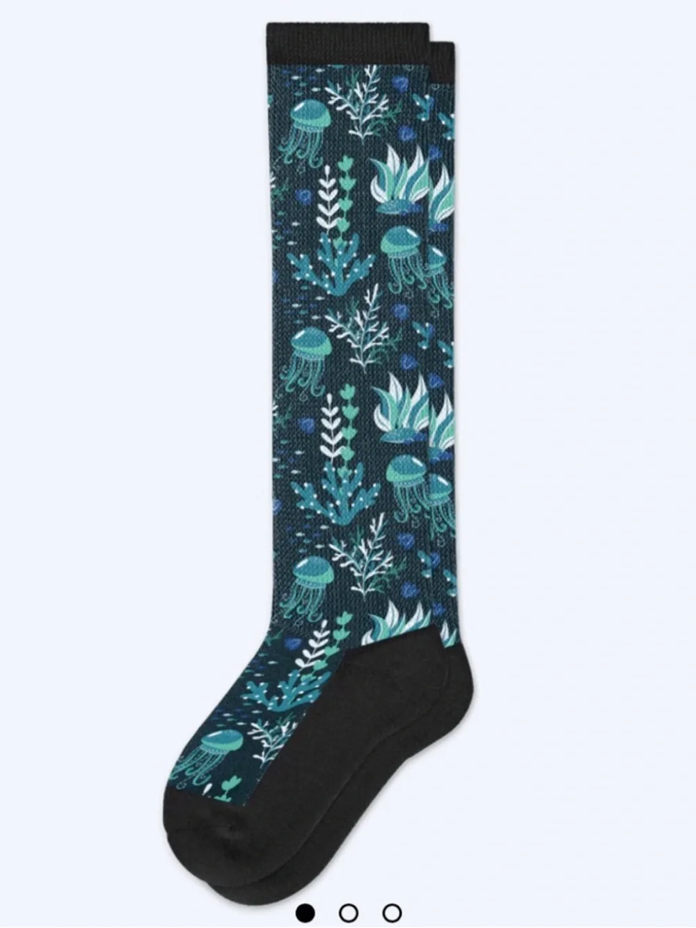 Viasox Jellyfish Blues  EasyStretch Knee High Socks